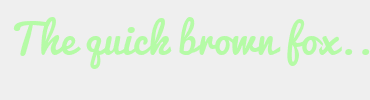 Image with Font Color B5FBA6 and Background Color EFEFEF